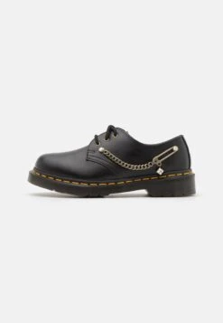 Dr. Martens 1461 Swarovski Unisex - Chaussures À Lacets - Black Smooth