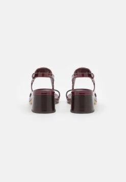 Tory Burch Eleanor Heel - Sandales - Vintage Merlot -Chaussures Soldes efecd25191c8433e8930853be45bf0ba