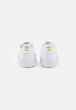 Adidas Originals Superstar - Baskets Basses - Footwear White/Semi Lucid Blue/Gold Metallic -Chaussures Soldes f143d5ddc7834c06ae871328b75e144a