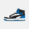 Puma Rebound Unisex - Baskets Montantes - White/Black/Team Royal -Chaussures Soldes f38b863d2e6747f88ec8e73fb4bea698