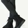 Tamaris Bottes De Neige - Black Leather -Chaussures Soldes f594901240fa4d95abdaa97ad7ce468e