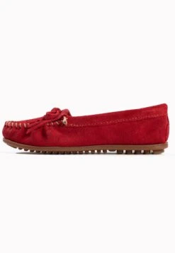 Minnetonka Kilty - Mocassins - Red -Chaussures Soldes f6ce3729ec1847c3a93c446743df605d