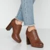Anna Field Comfort - Bottines À Talons Hauts - Cognac -Chaussures Soldes f8cb32fd09b848f4a40bc3986a441fd5