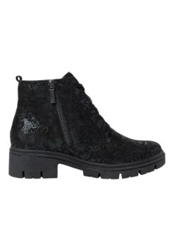 Tamaris Comfort - Bottines À Plateau - Black Flower -Chaussures Soldes f9ddb351ab0541428ad7f9a55591010f