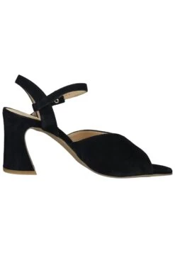 Paul Green Sandales À Talons Hauts - Samtziege Blau -Chaussures Soldes fb322fe8bbeb49afb2cfdc02142746a5