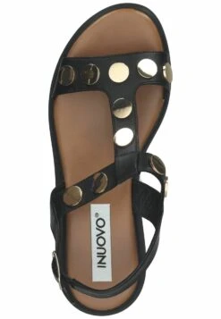 Inuovo Sandales Compensées - Black Blk -Chaussures Soldes fbae3e9bf38248599dd0d3ab0992d9b1
