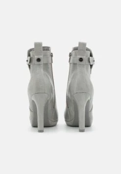 Buffalo Audrina - Bottines À Talons Hauts - Snake Light Grey -Chaussures Soldes ff45eea86b7a4e38a8d3b38a9dbf43f5